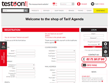Tablet Screenshot of agenda.testoon.com
