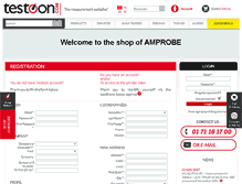 Tablet Screenshot of amprobe.testoon.com